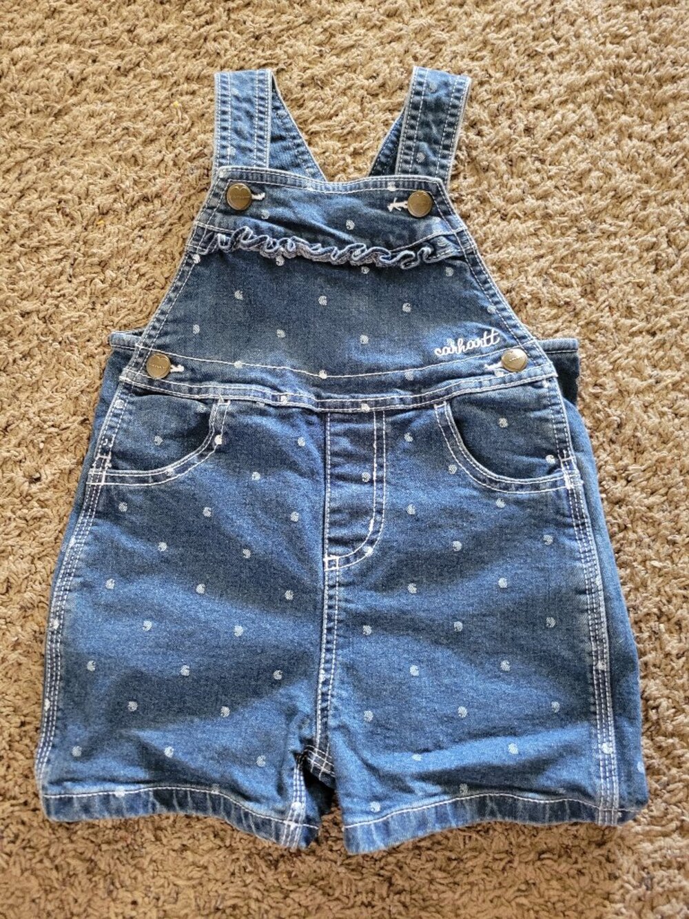 Carhartt Girls Denim Overalls